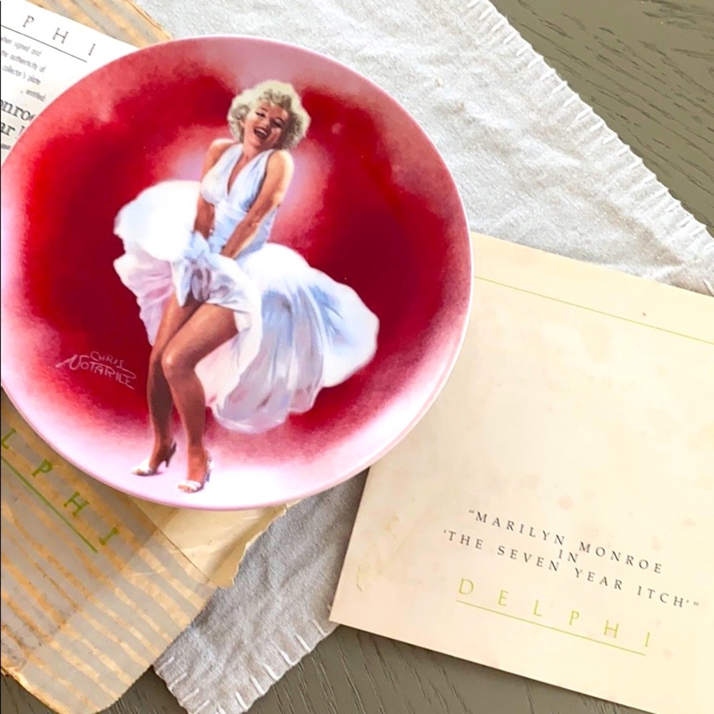 Vintage Marilyn Monroe Collector’s Plate